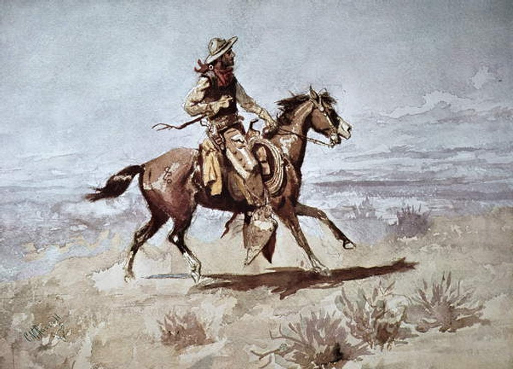 Detail of Drifters, 1892 by Charles Marion Russell