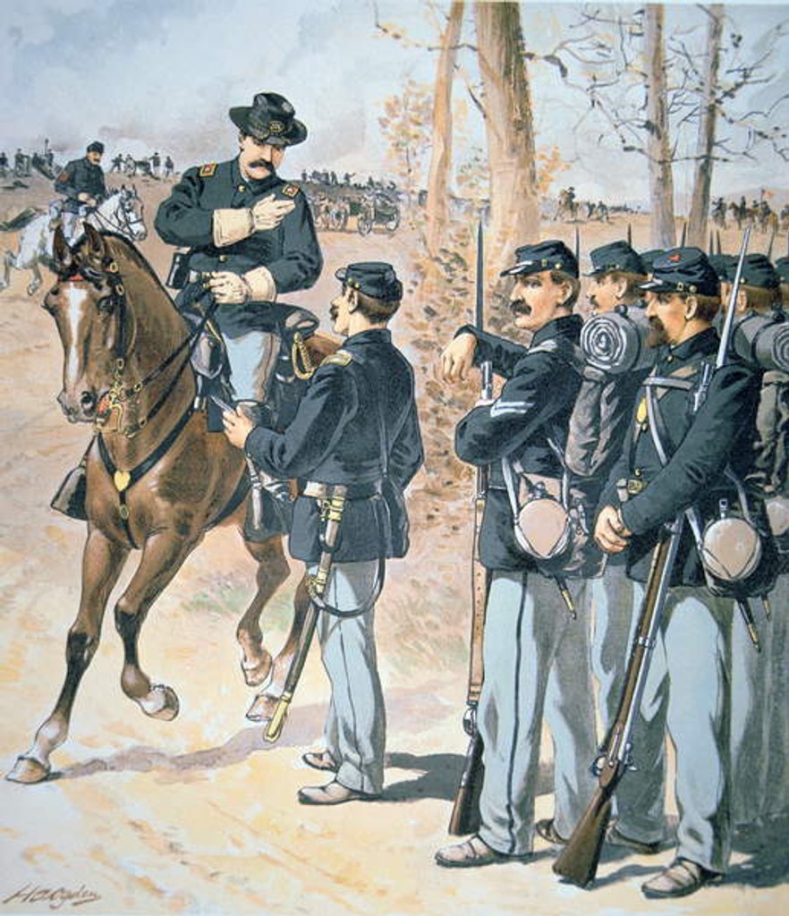 Detail of Campaign Uniforms of the Federal Army by Henry Alexander Ogden