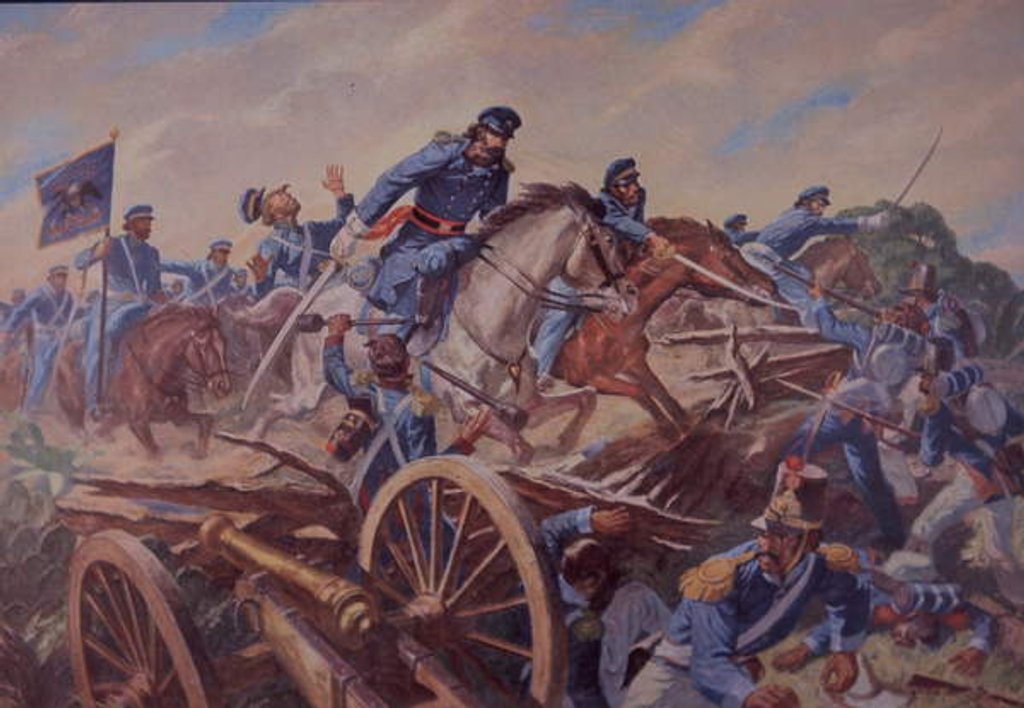 Detail of Battle of Resaca de la Palma, Mexican-American War by American School