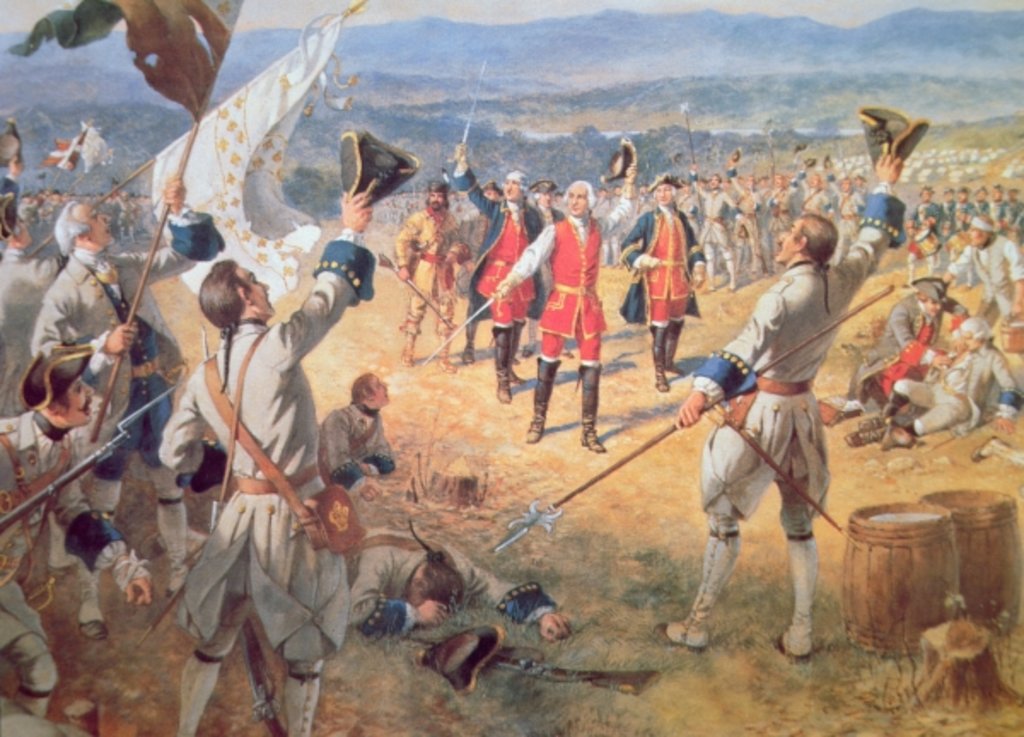 Detail of The Victory of Montcalms Troops at Carillon, 1758 by Henry Alexander Ogden