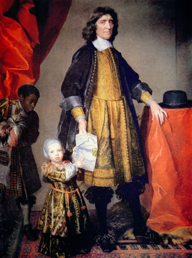 Detail of Portrait of Cecilius Calvert, 2nd Lord Baltimore of Maryland, with his grandson and houseboy by Gerard Soest