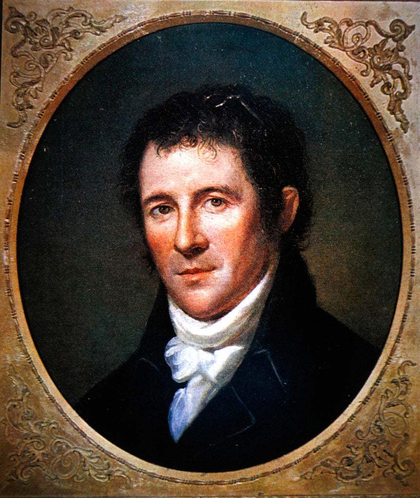 Detail of Benjamin Henry Latrobe, c.1804 by Charles Willson Peale