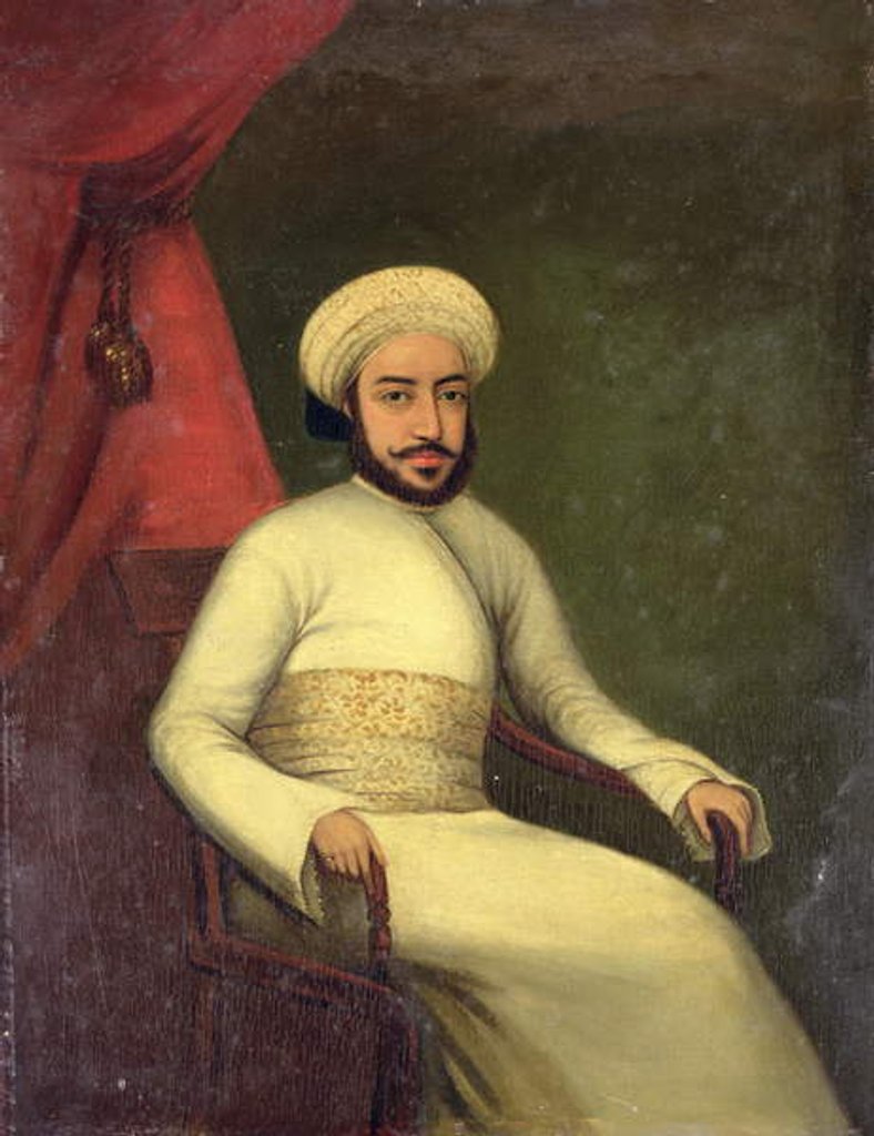 Detail of Portrait of a man by English School