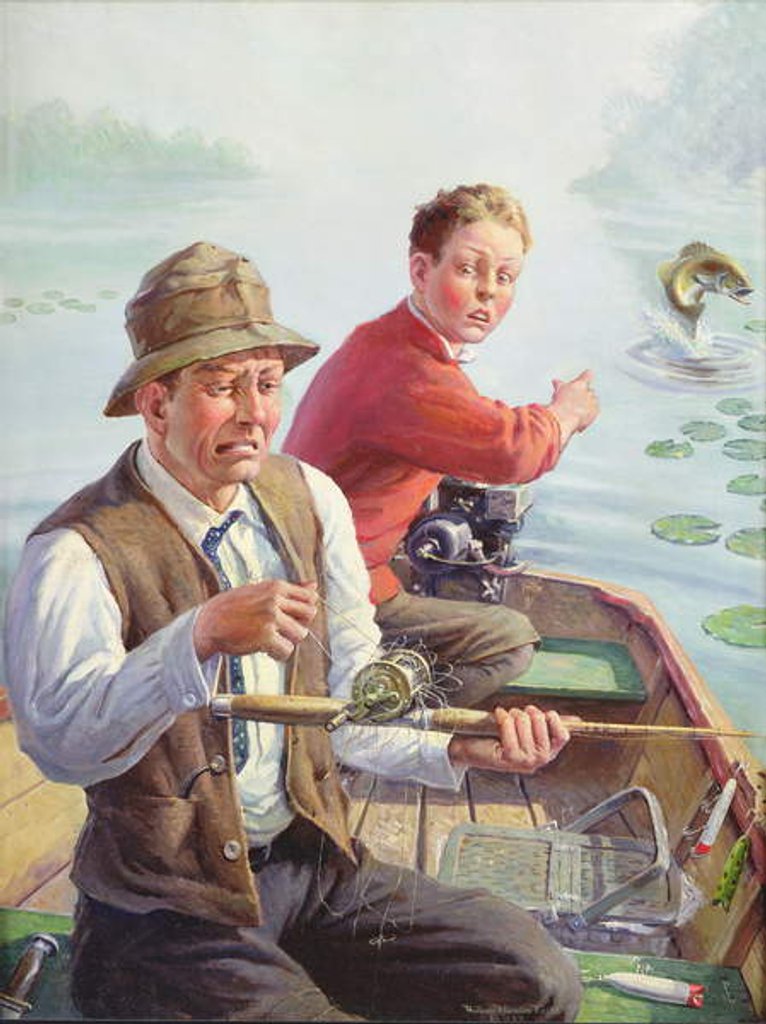 Detail of A Missed Opportunity, 1923 by William Harnden Foster