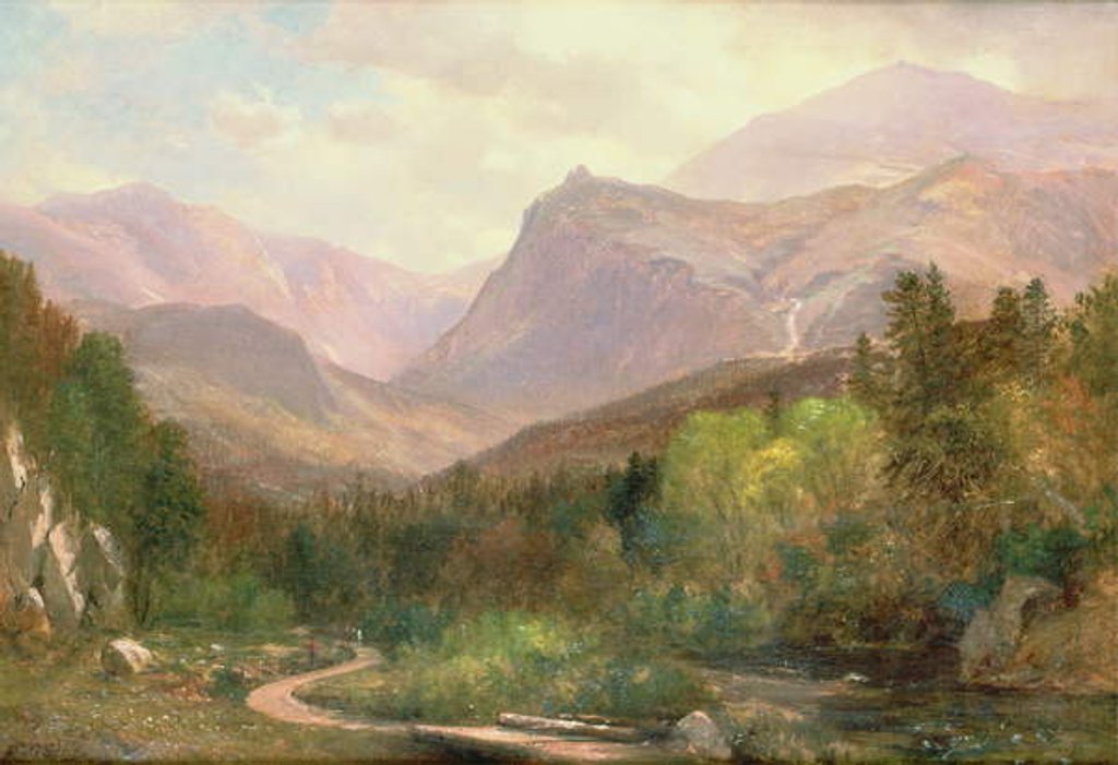 Detail of Tuckerman's Ravine and Mount Washington by Samuel Lancaster Gerry