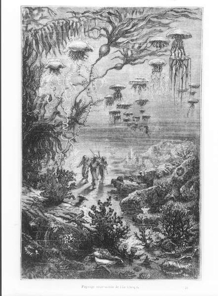 Detail of Twilight on the River, c.1890 by Alexander Harrison