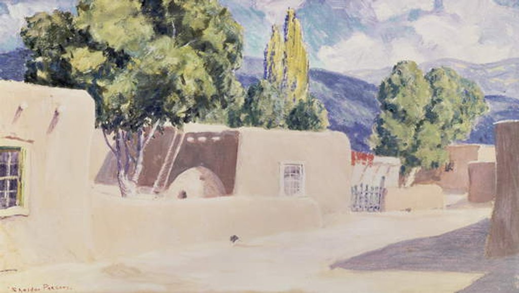 Detail of Red Chiles by Orrin Sheldon Parsons