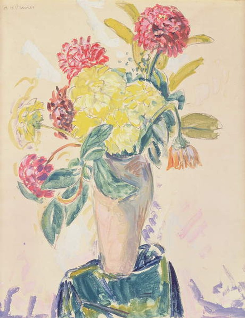 Detail of Zinnias, c.1926 by Alfred Henry Maurer