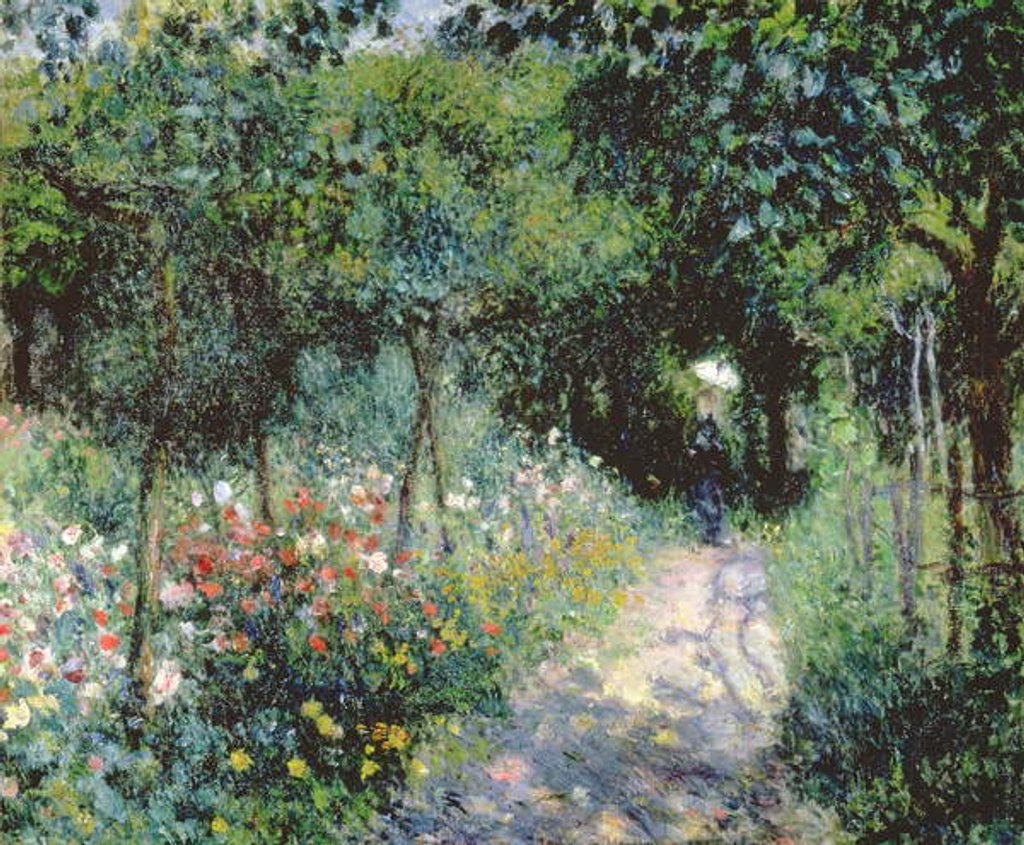 Detail of Women in a Garden, 1873 by Pierre Auguste Renoir