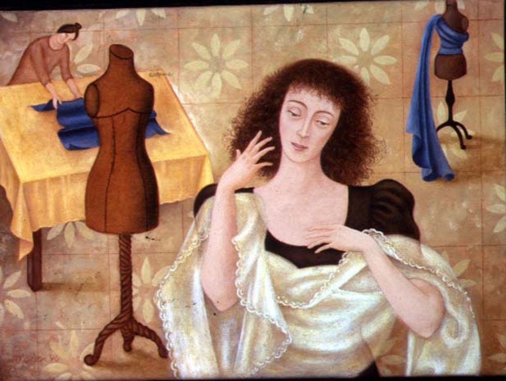 Detail of The Couturiers, 1996 by Patricia O'Brien