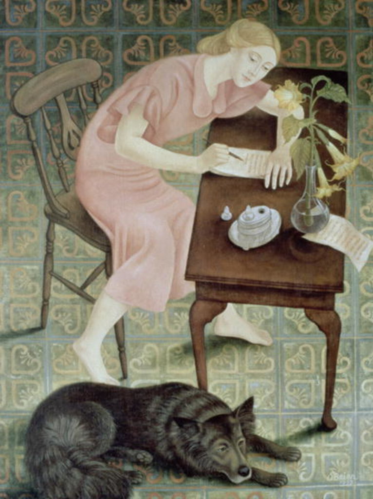 Detail of The Letter, 1993 by Patricia O'Brien