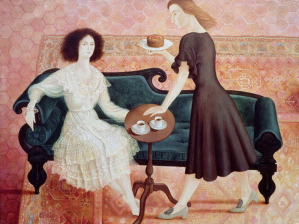Detail of Coffee Morning, 1993 by Patricia O'Brien