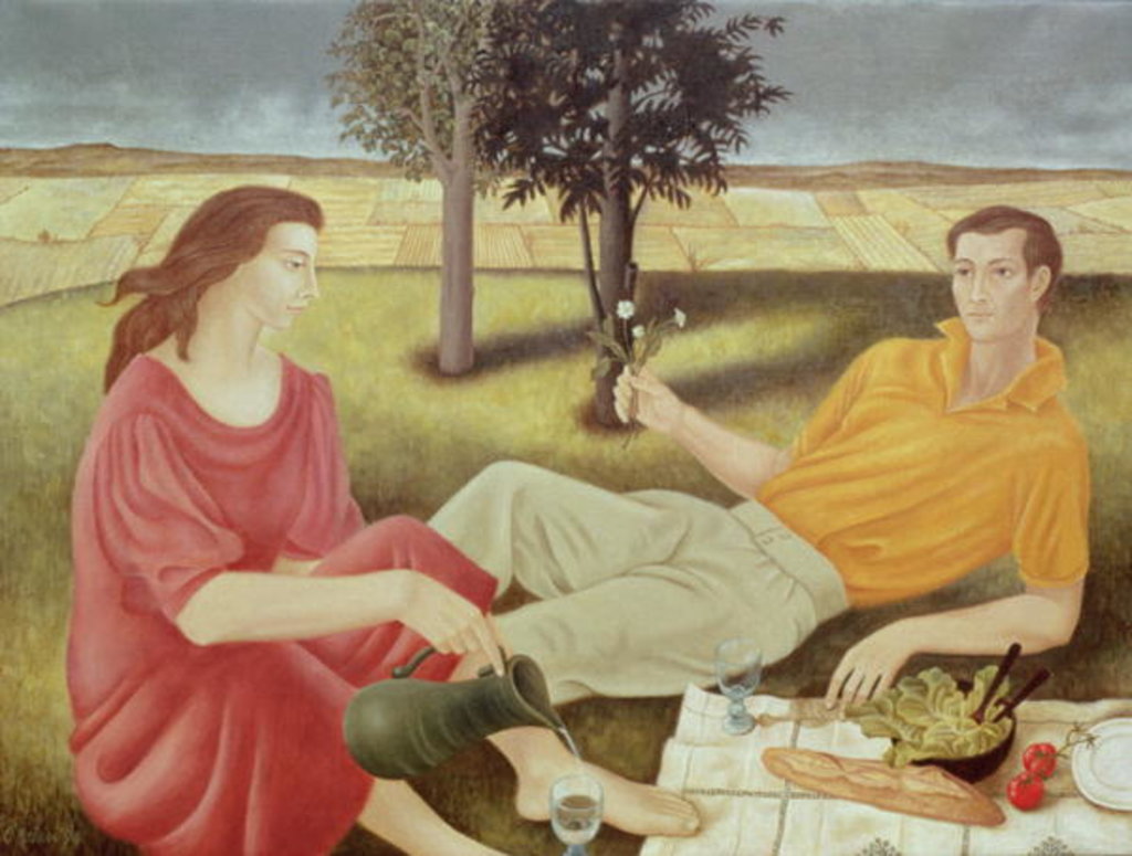 Detail of The Picnic, 1994 by Patricia O'Brien