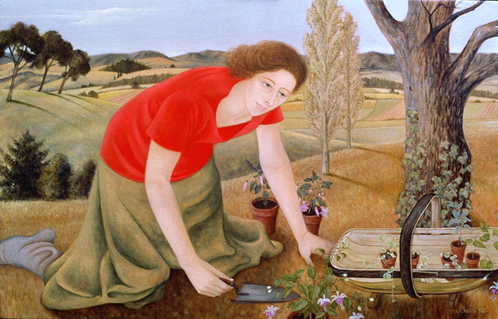 Detail of Summer Garden, 1990 by Patricia O'Brien