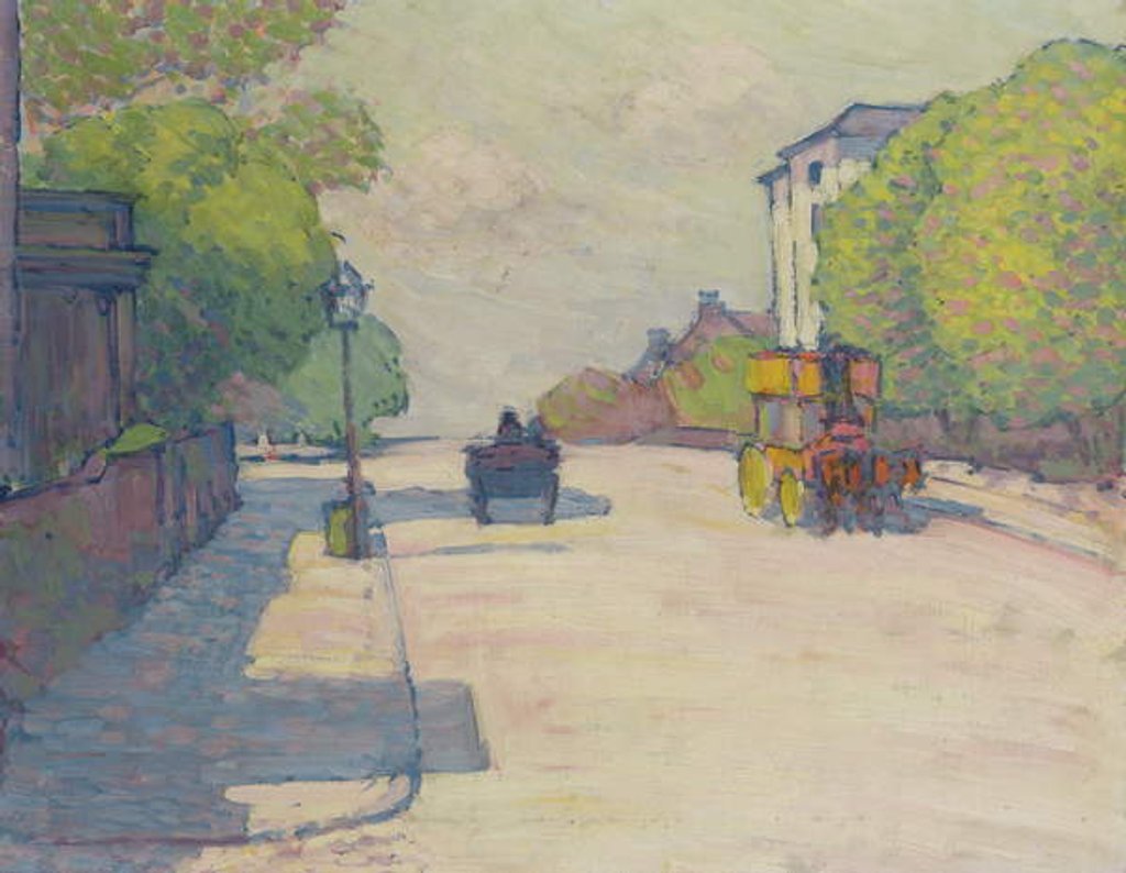 Detail of Adelaide Road in Sunlight, 1910 by Robert Polhill Bevan