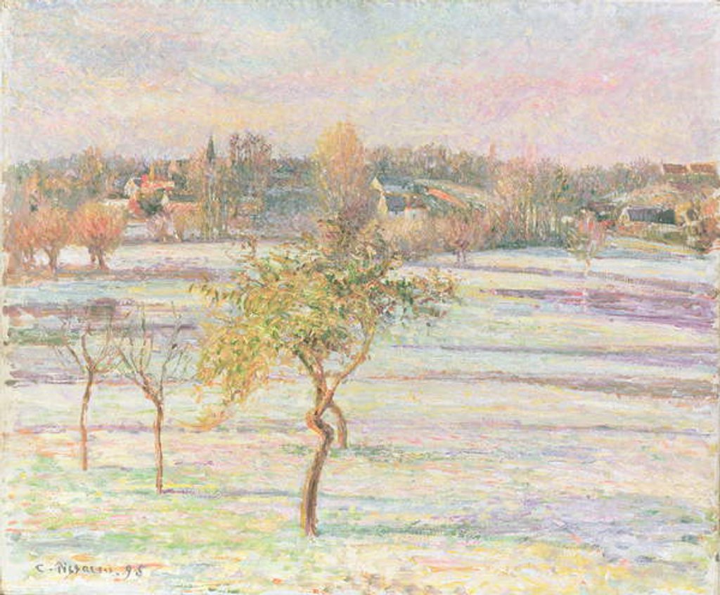 Detail of White Frost at Eragny, 1895 by Camille Pissarro