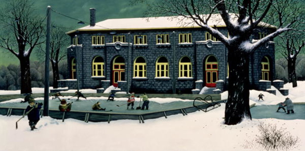 Detail of The Skaters by Stephane Poulin