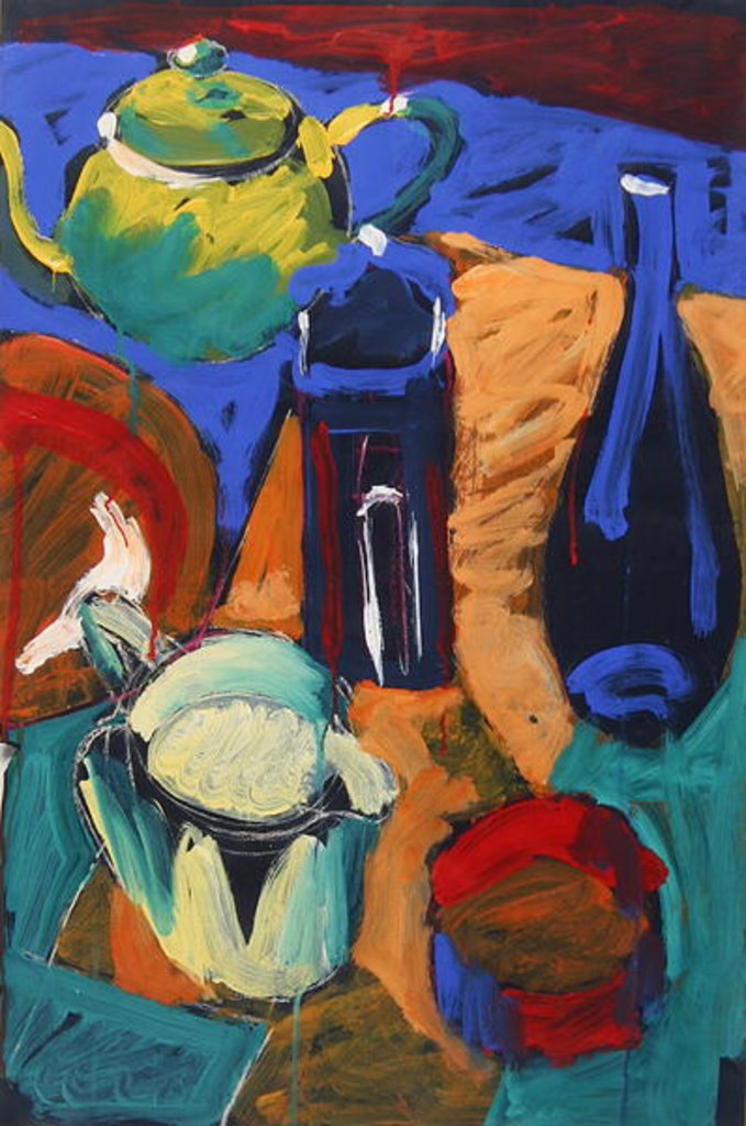 Detail of Blue Jug by Paul Powis