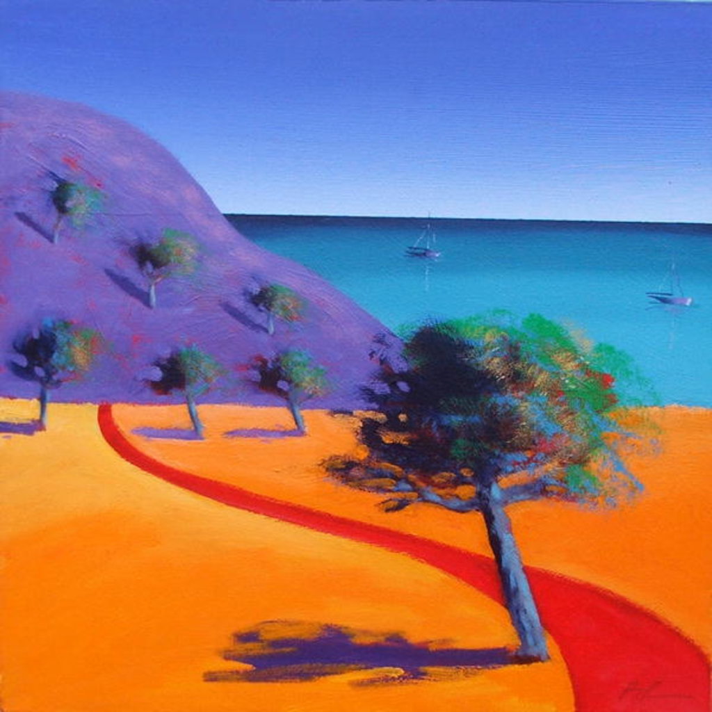 Detail of Red Path by Paul Powis