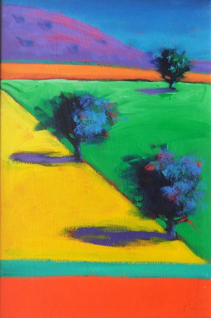 Detail of Yellow Field by Paul Powis