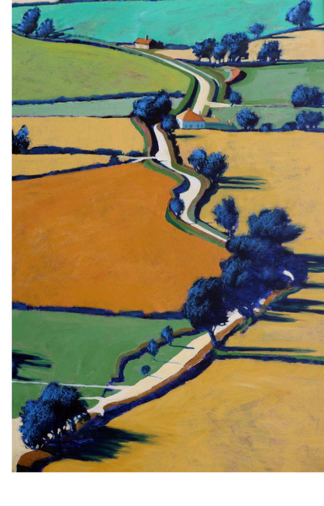 Detail of Country Lane Spring, 2016 by Paul Powis