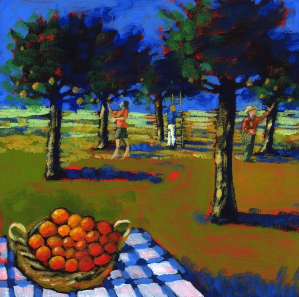 Detail of Orange picking, 2008 by Paul Powis