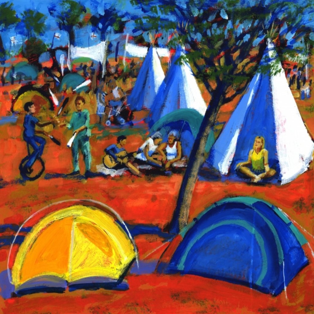 Detail of Pop festival, 2008 by Paul Powis
