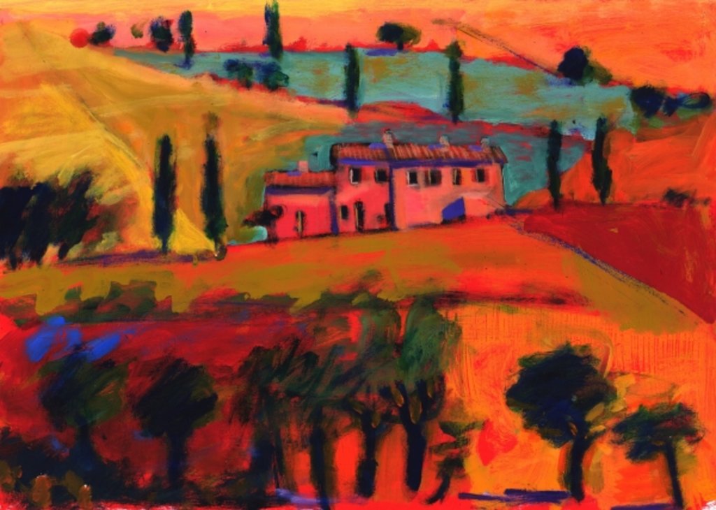Detail of Tuscany, 2008 by Paul Powis
