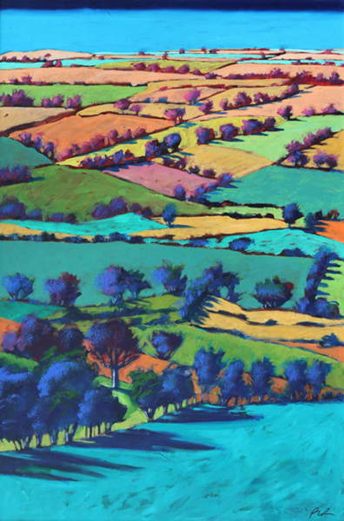 Detail of Teme Valley summer I by Paul Powis