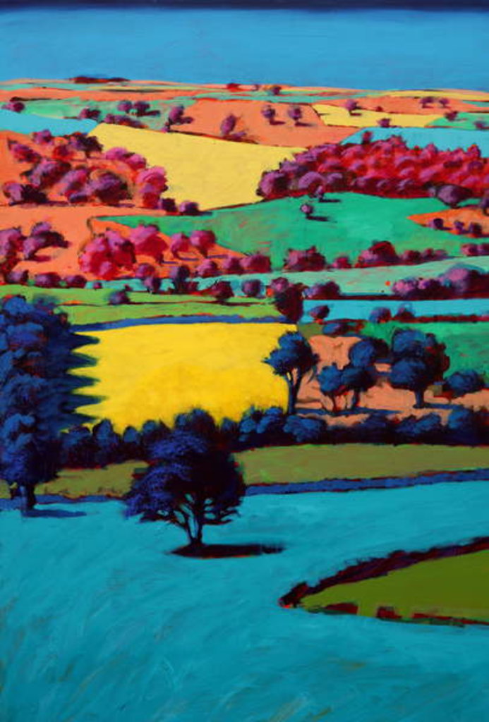 Detail of Teme Valley III by Paul Powis