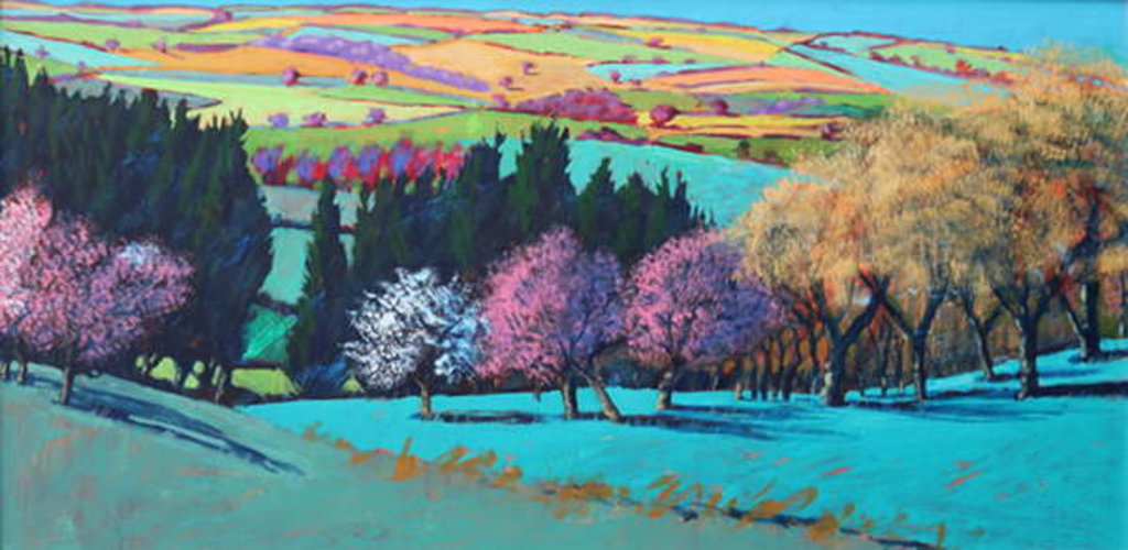 Detail of Teme Valley April by Paul Powis