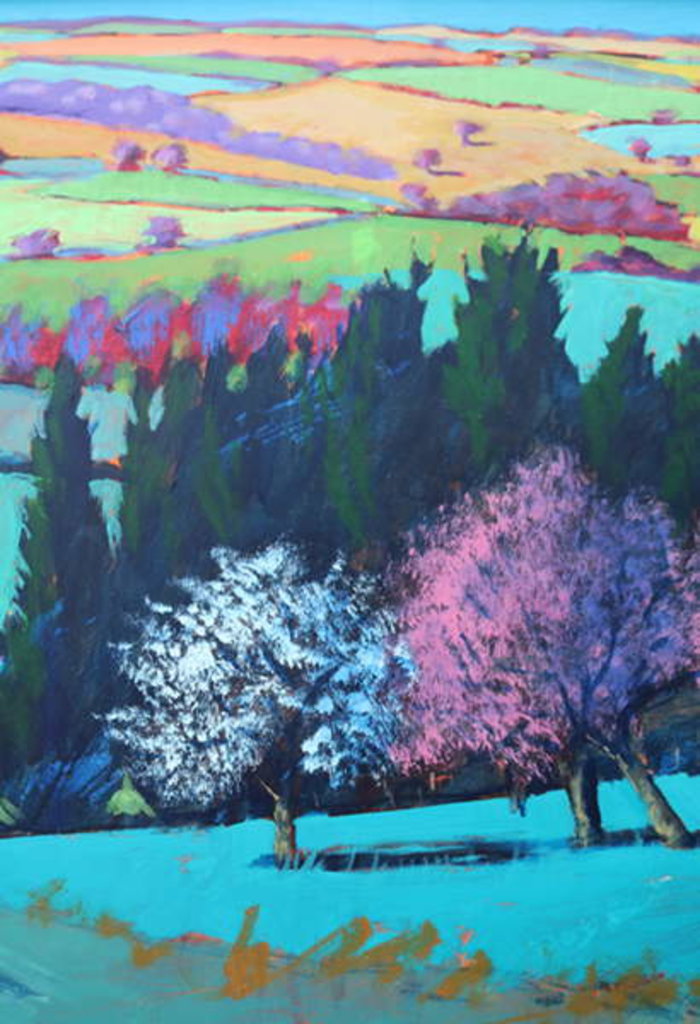 Detail of Teme Valley April close up 1 by Paul Powis