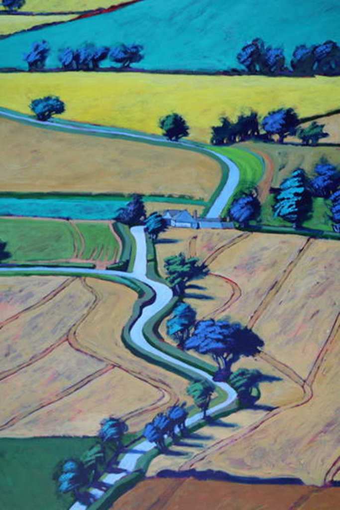 Detail of Lane in summer close up 1 by Paul Powis