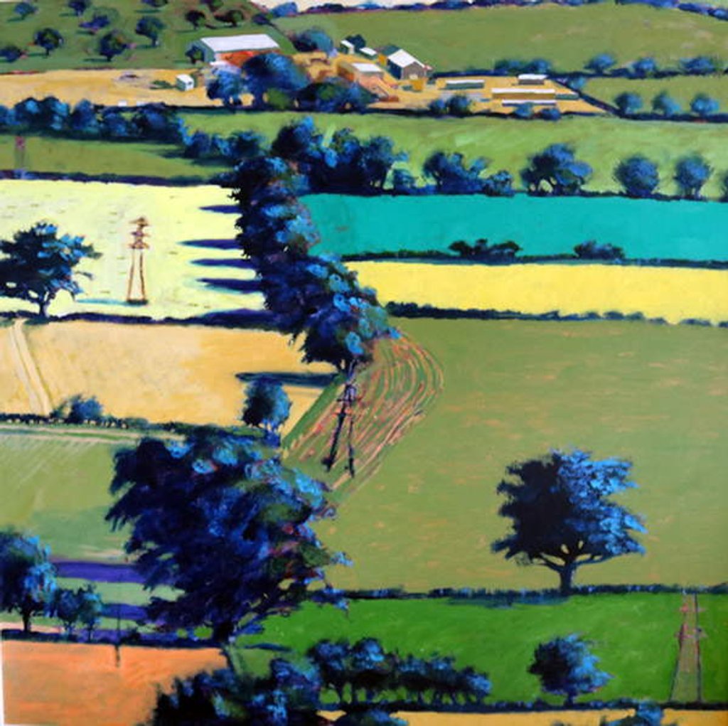 Detail of Towards Upton, 2019 by Paul Powis