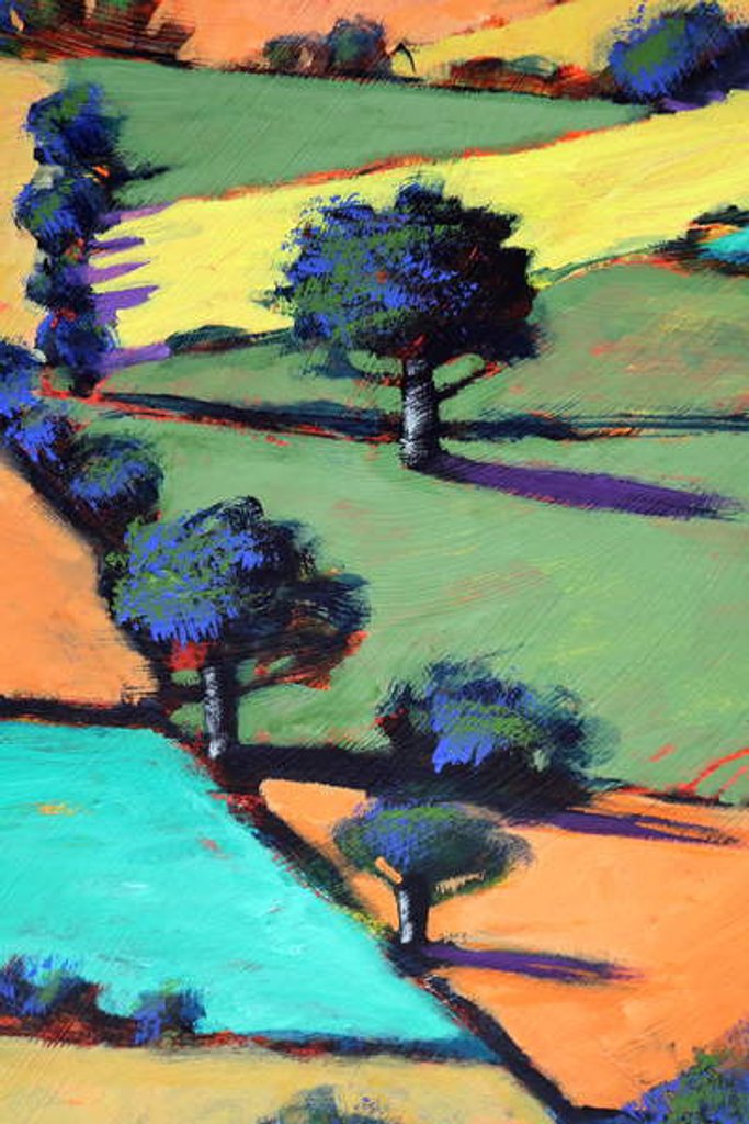 Detail of Burcome close up 1, 2019 by Paul Powis