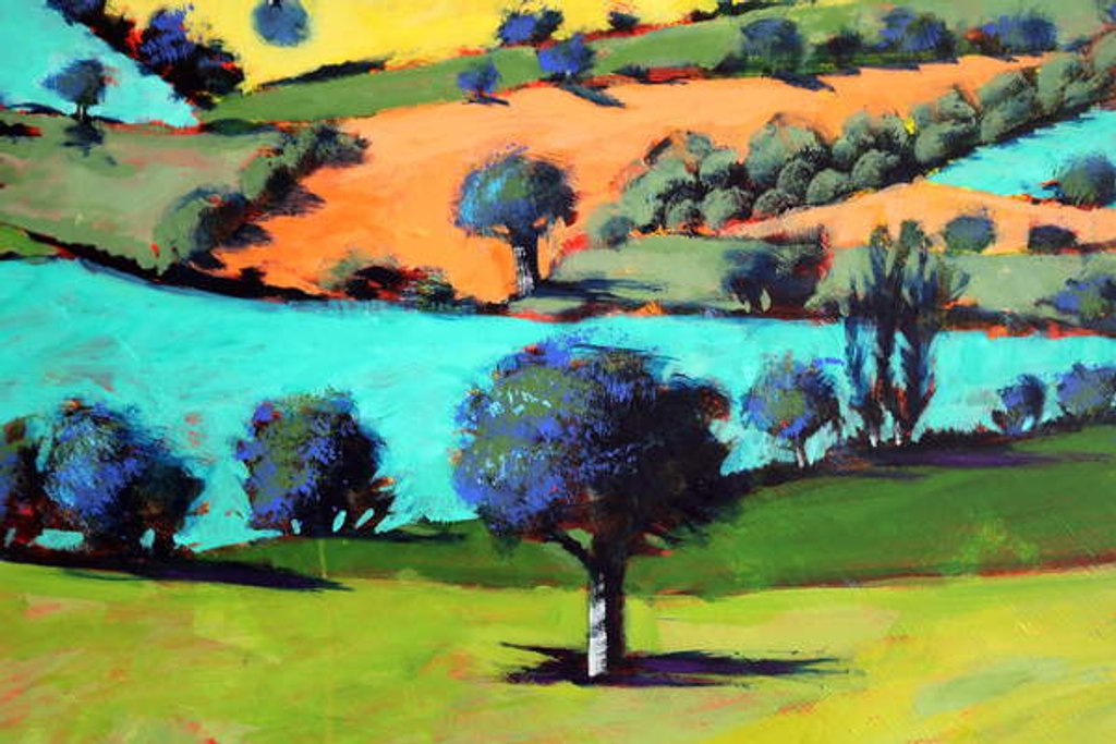 Detail of Coombe close up 2, 2019 by Paul Powis