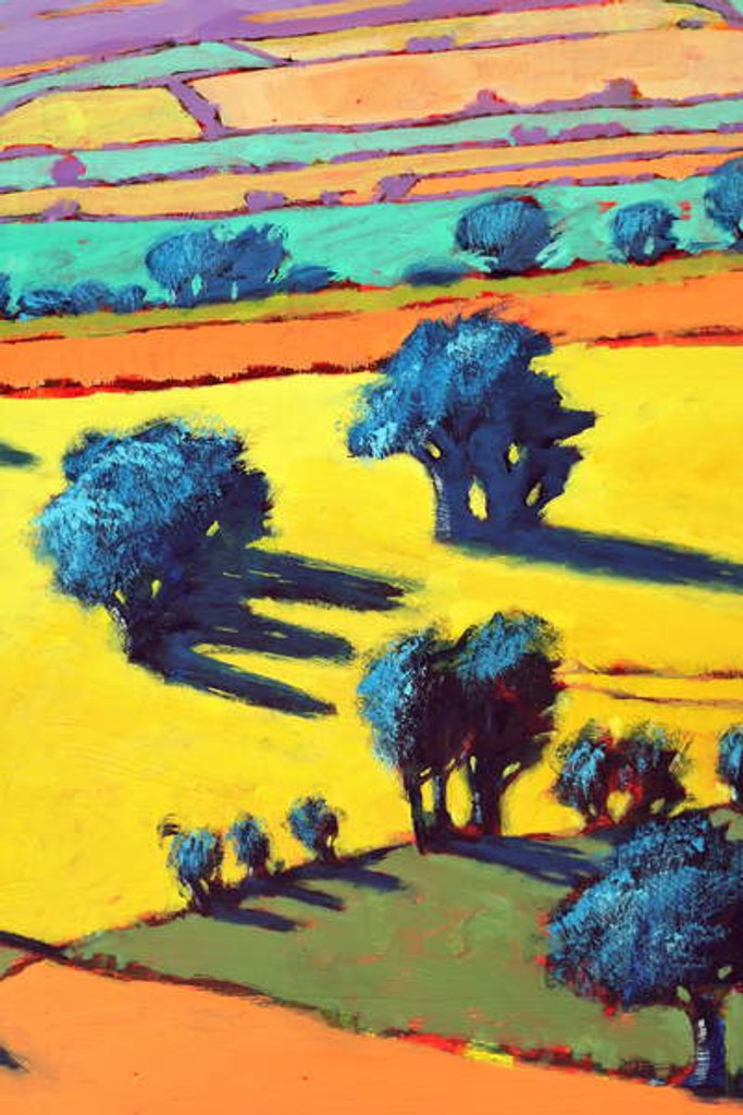 Detail of Cotswold Way close up 2, 2019 by Paul Powis