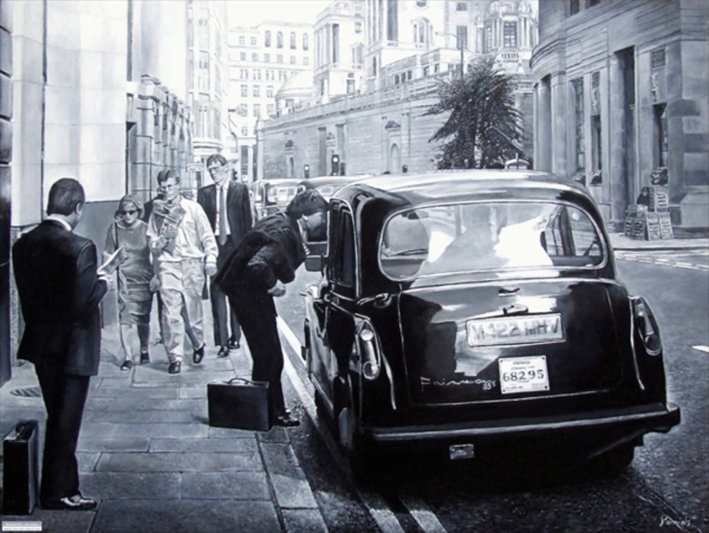 Detail of Taxi Hire, 2008 by Kevin Parrish