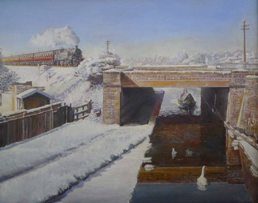 Detail of Across the Grand Union, 2008 by Kevin Parrish