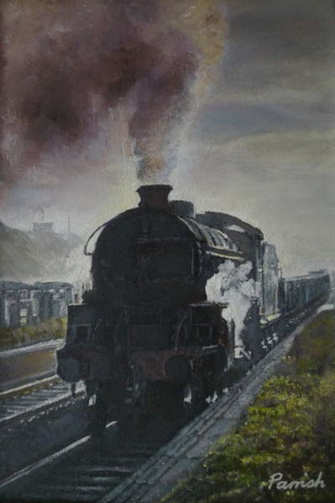 Detail of Train Coming, 2013 by Kevin Parrish