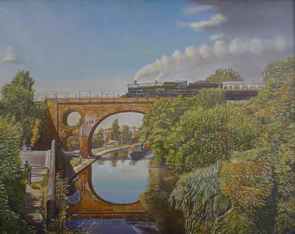 Detail of Train Crossing, 2008 by Kevin Parrish