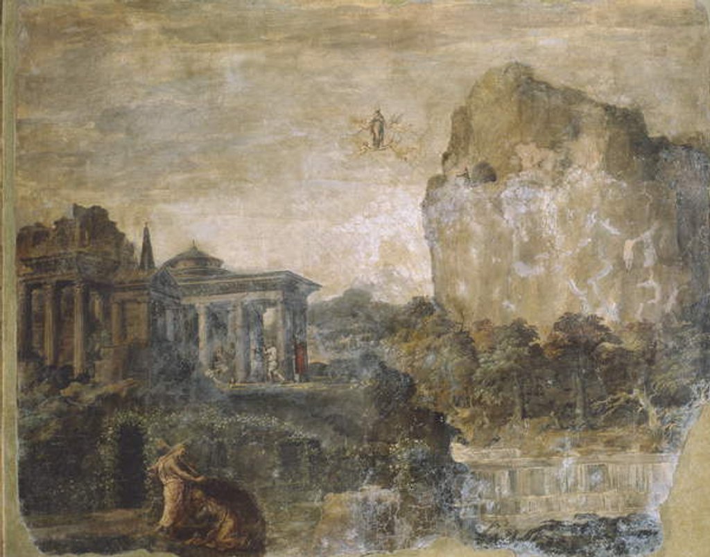 Detail of Detail from Stories of St Catherine and St Mary Magdalene by Polidoro da Caravaggio