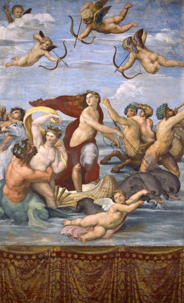 Detail of Triumph of Galatea, c.1511 by Raphael (1483-1520)