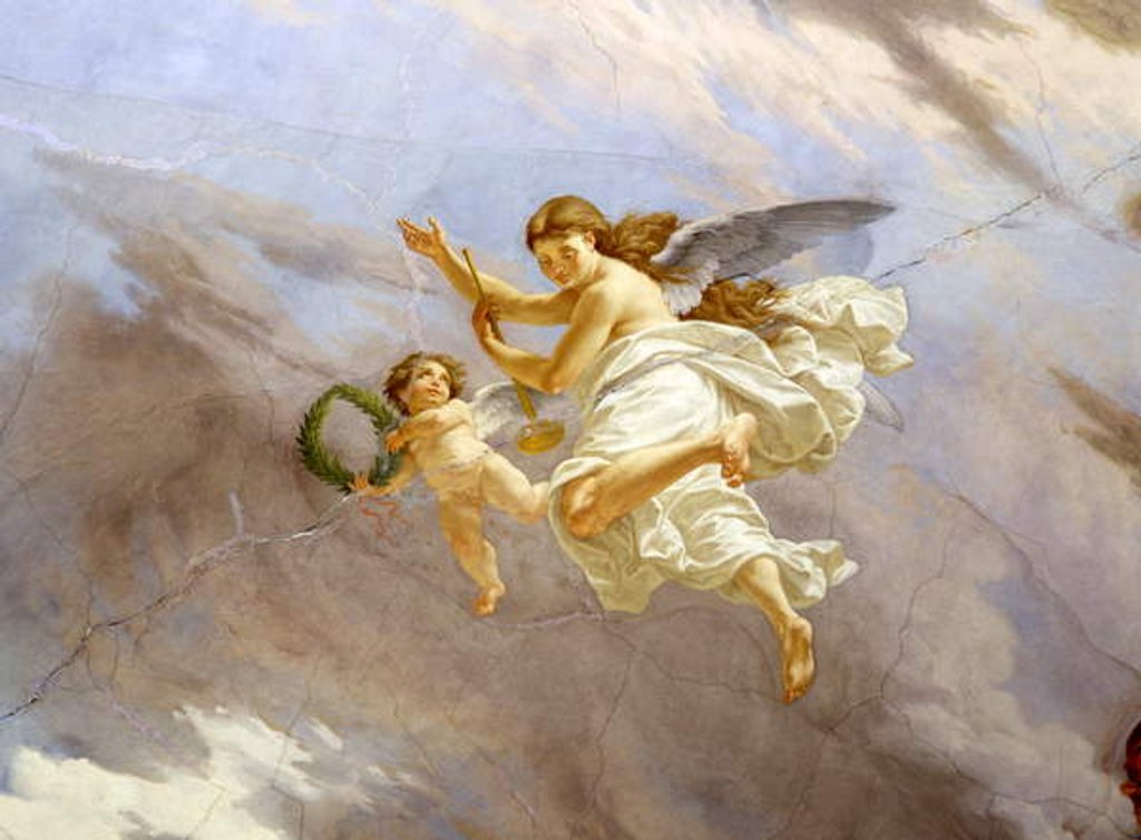 Detail of Detail of the ceiling by Cesare Mariani