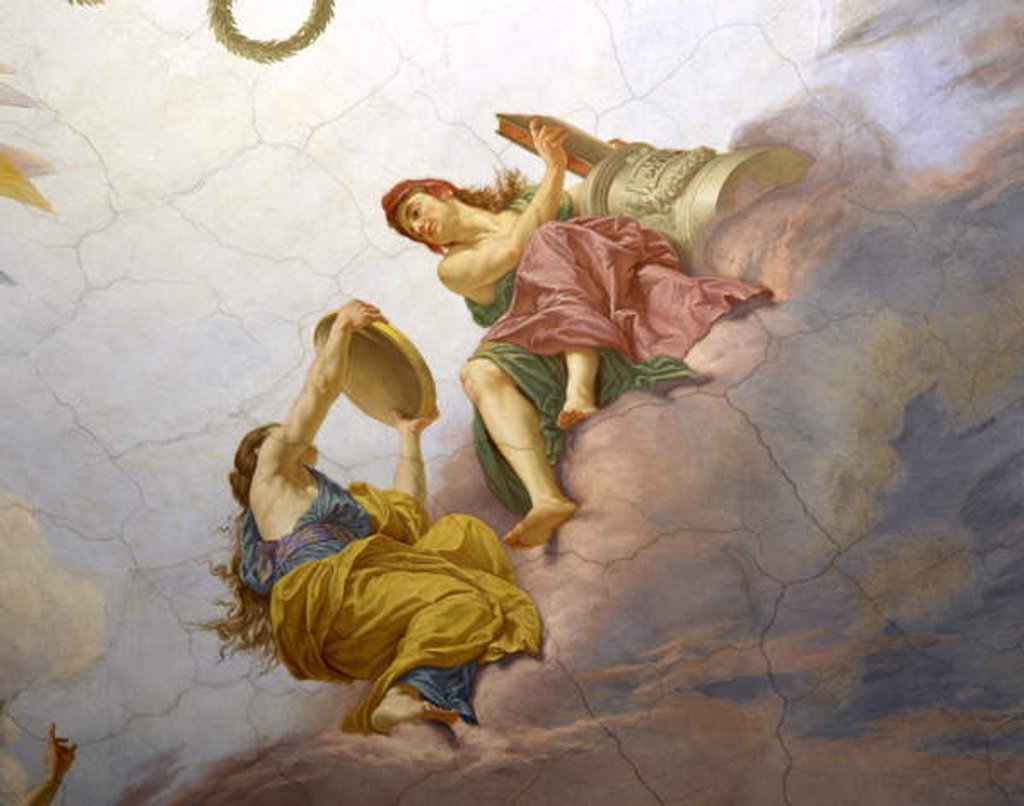 Detail of Detail of the ceiling by Cesare Mariani