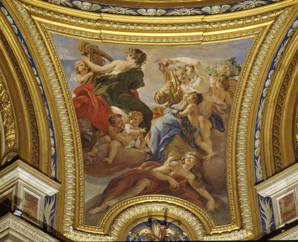 Detail of Prudence by Il Baciccio