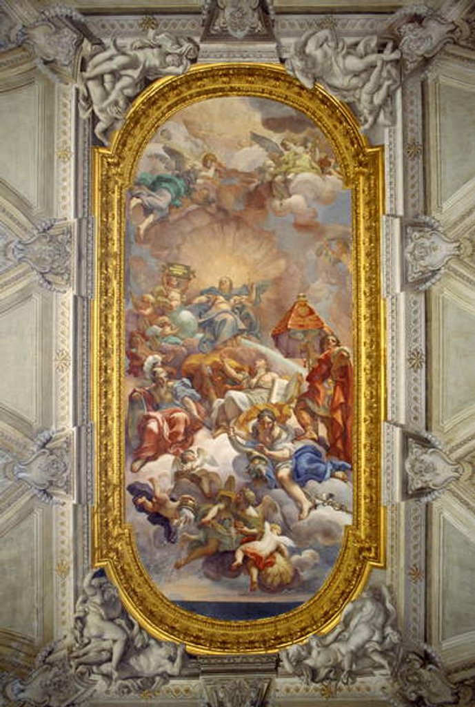 Detail of The Triumph of Clemency by Carlo Maratta or Maratti