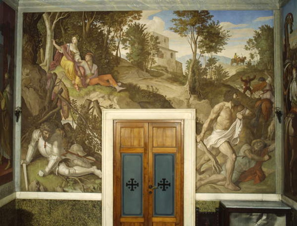 Detail of Angelica and Medoro by Julius Schnorr von Carolsfeld