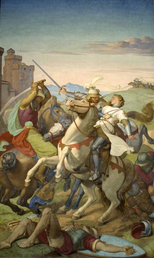 Detail of Odoardo and Gildippe by Friedrich Overbeck