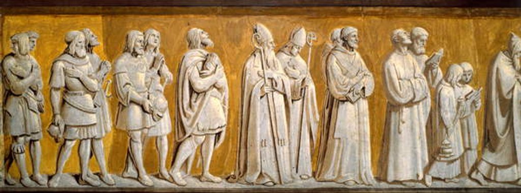 Detail of Penitential procession by Friedrich Overbeck